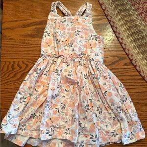 Tommy Bahama Kids Floral Dress - Pink and Orange